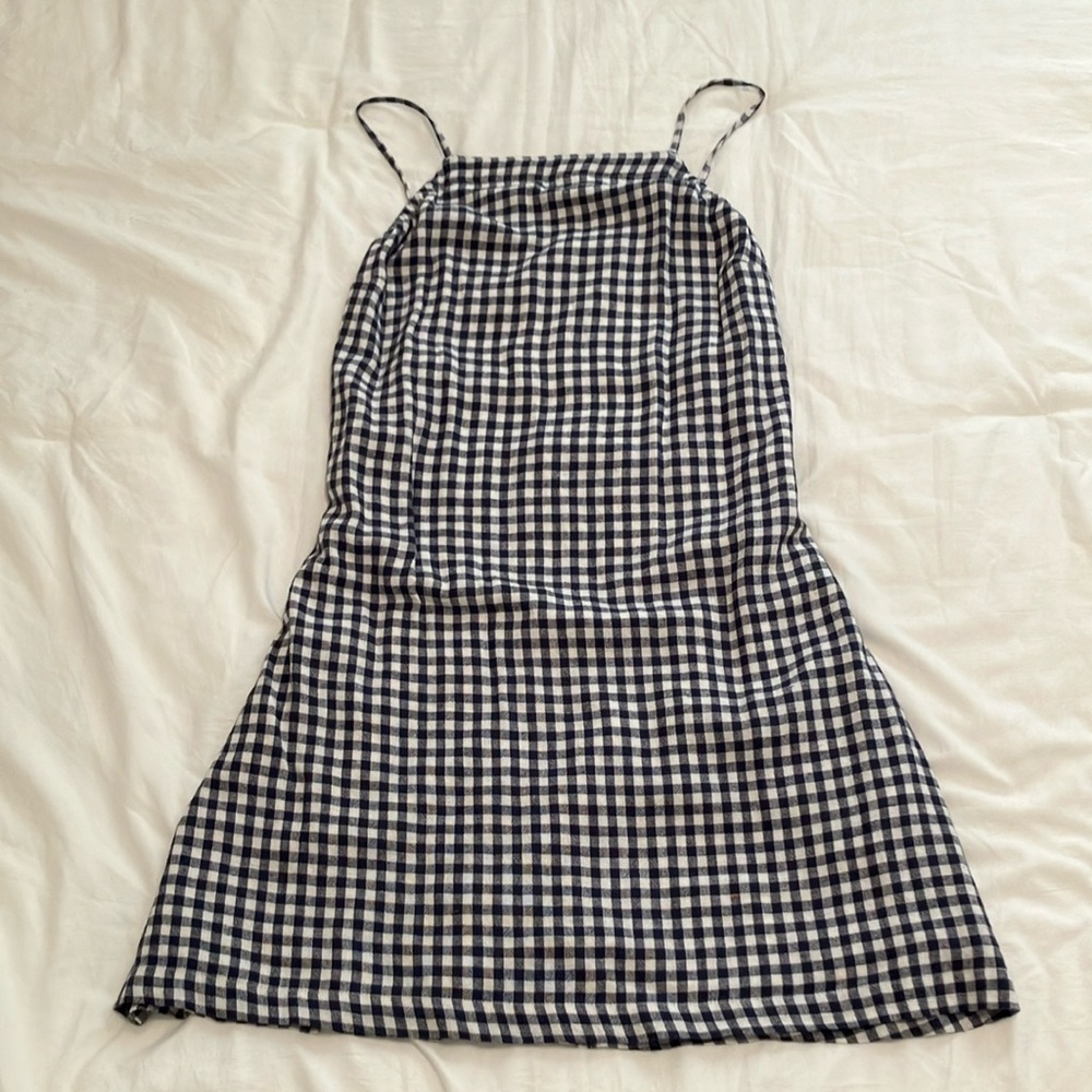 Abercrombie backless gingham sundress